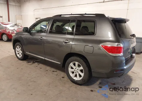 2012 Toyota Highlander Se V6 z USA, uszkodzony, nr VIN 5TDZK3EH5CS081080